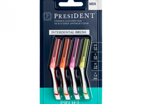 ёршики межзубные PRESIDENT PROFI Mix арт.401307